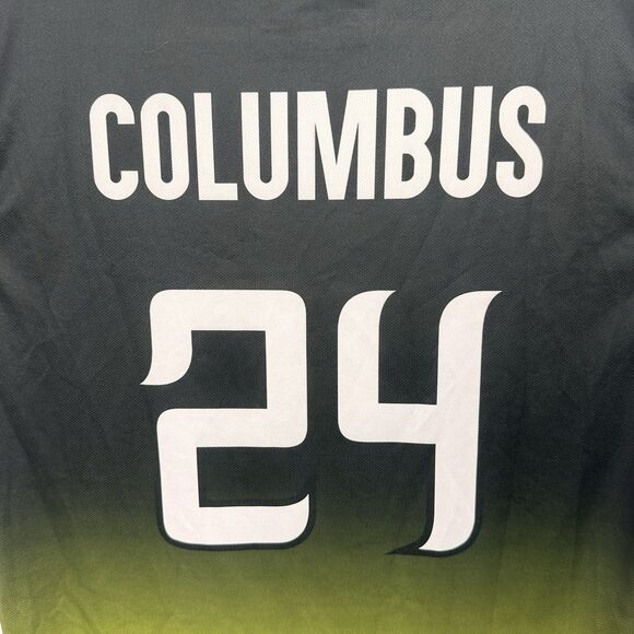 Sonic Temple Soccer Jersey Columbus Crew Style 2024 Mens Size Large Black Yellow - Picture 8 of 10